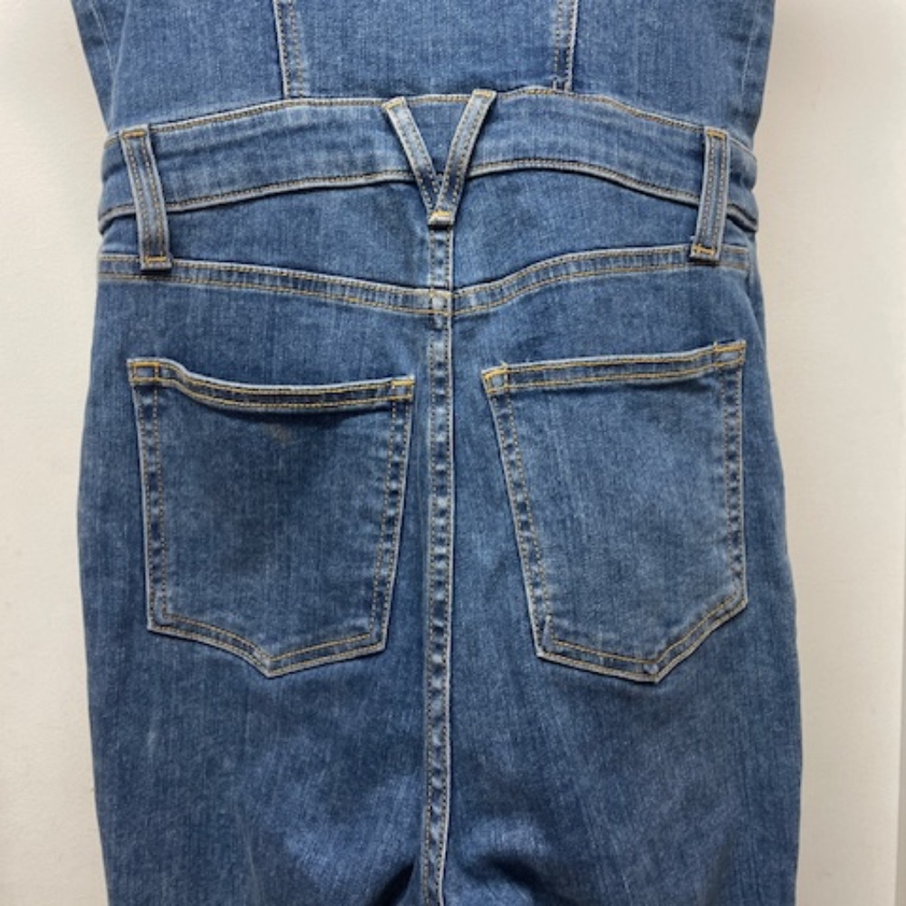 Veronica Beard Fayre Denim Jean Jumpsuit EUC - Picture 13 of 14